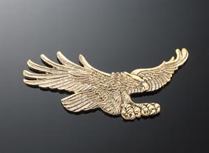 Emblem "Eagle" in gold The stable emblem in gold will be a h ...