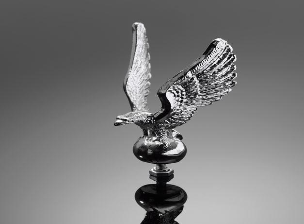 Motorcycle Ornament/ Figure "Standing Hawk" in chromeThis or ...