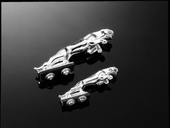 Motorcycle Ornament/ Figure "Panther small" in chromeThis or ...