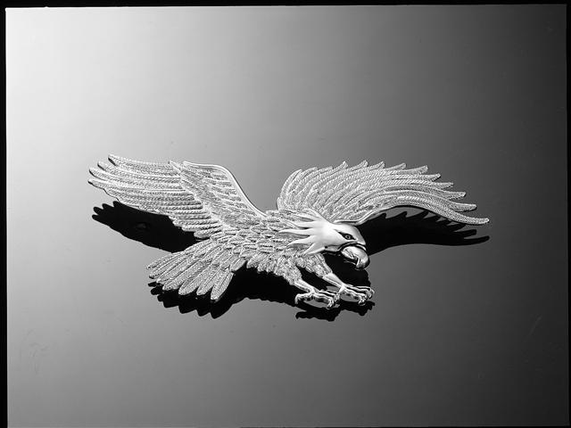 Highway Hawk Emblem "Eagle" in chromeThe stable emblem will  ...