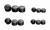 Cover caps blackforallen head bolts head M6 DIN 912Included  ...