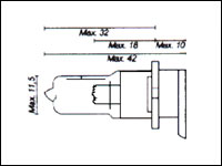 Bulb - 12V / 55W - H3 PK22S (E1)