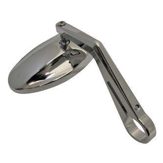 Motorcycle mirror L + R "Ferrera" (1 piece) in chromefor mou ...