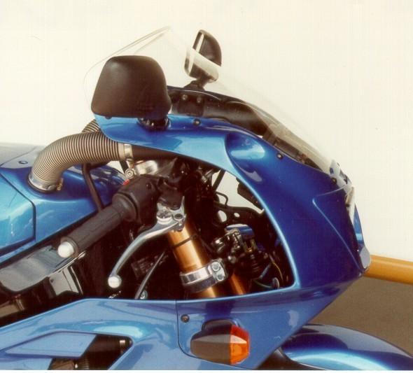 Spoiler windscherm - grijs getint