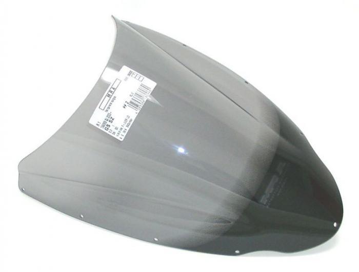Racing windscreen for race fairing - smoke grey