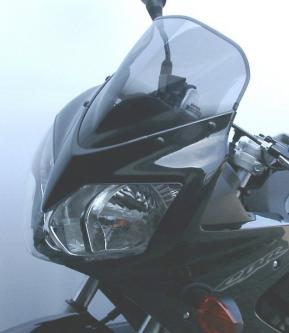 Racing windscherm - grijs getint