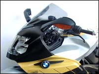 Racing windscherm - grijs getint
