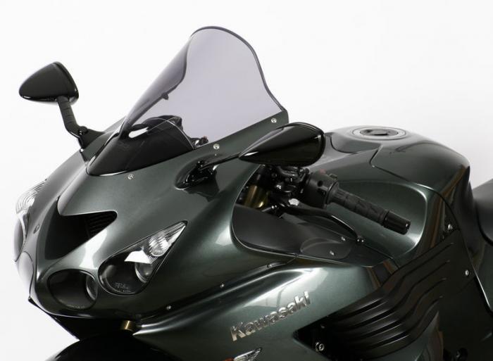 Racing windscreen - smoke grey