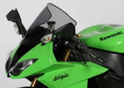 Racing windscherm - zwart