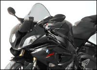Racing windscherm - zwart