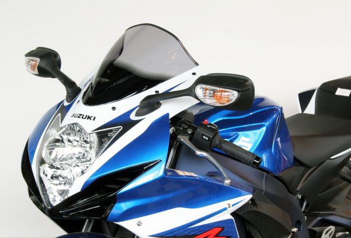 Racing windscreen - smoke grey