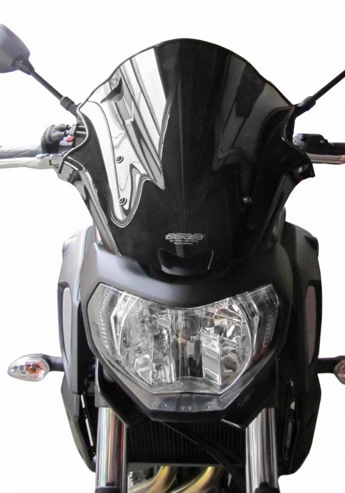 Racing windscherm - grijs getint