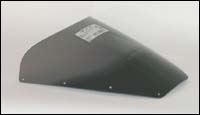 Plexi originele vorm - grijs getint