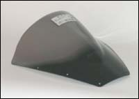 Racing windscreen - black