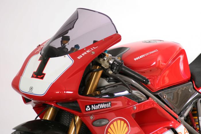 Racing windscreen - black