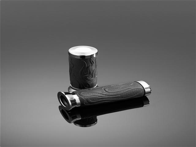 Handgrips "Flame"Without removable end-capsWithout throttle  ...