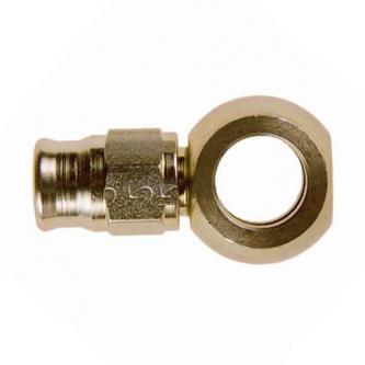 Rechte banjo (kort) - inox