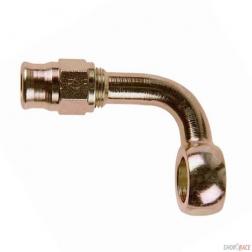 90° banjo - dural paars