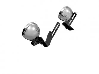 Spotlight bracket mounts blackfor 57-400/406 windshield De L ...