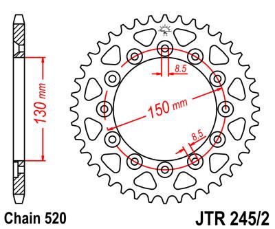 JTR245/2.50