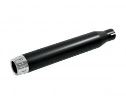 Highway Hawk Exhaust tailpipe Muffler "Rage black with chrom ...