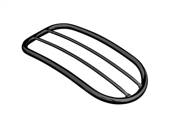 Solo Rack "Tubular" gloss blackfor _x000D_
_x000D_
Honda VT 750 Shadow / ...