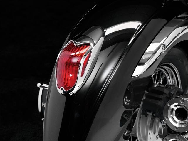 Taillight Covers "New Tech Glide" chrome  for  Kawasaki VN 9 ...