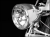 Headlight 7 "Billet" with E-mark H4 12V60 5W chrome  with  E ...