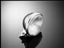 Headlight 5 1/2" "Bates Style" (1 pc.) with E-mark H4 12V605 ...