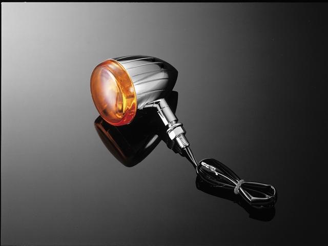Turn signal "Tech Glide large grooved" chrome with E-markwit ...