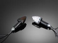 LED Turn signal set "Arrow" black E-mark /M10 mountingHeight ...