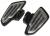 Floorboard Set for rider black Design "New Tech glide Metal" ...