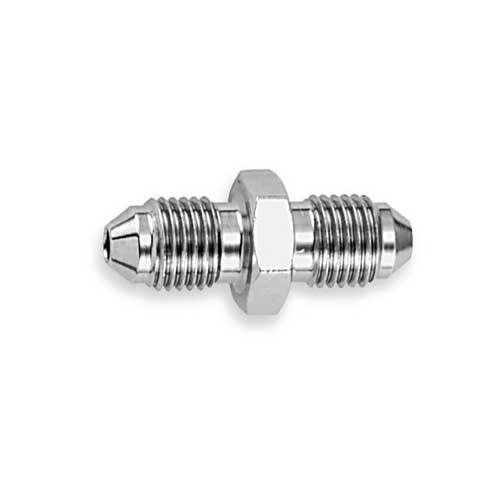 Adapter - 3 JIC to 3/8-24 Inv small hex - chrome