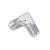 Adaptor 90° Flare 3/8-24 to 1/8 Pipe - staal