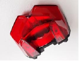 Transparant achterlicht + knipperlichten met leds