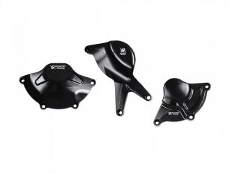 Motorblok protectie - Complete kit - Zwart