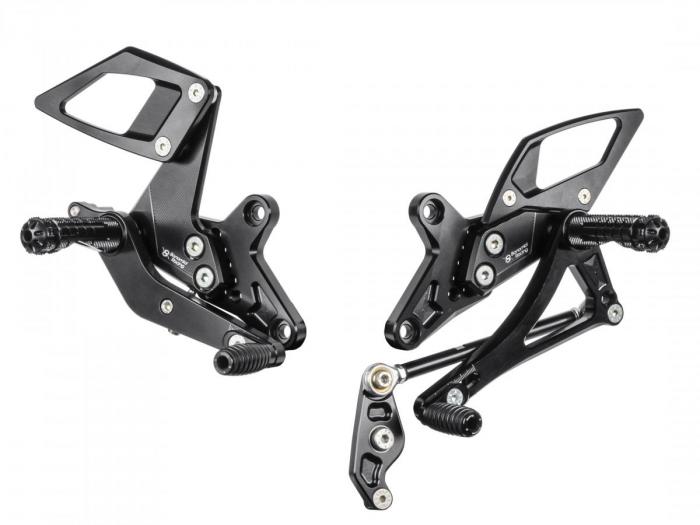 Adjustable rearset - Black