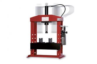 Hydraulische werkbankpers met beweegbare zuiger - 10 ton