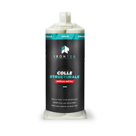 Structural glue metal black - 2 components / 1 hour (200 ml)