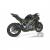 Uitlaat SLASHED CONE XTREM ZWART - Slip-on