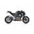 Uitlaat DUAL HYPERLOW XL ZWART - Slip-on