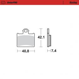 Remblokken SinterPRO - remvoering Racing