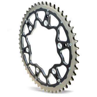 Kettingwiel achteraan "Fusion" in alu/staal - 51 tanden - Kies een kleur