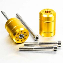 Aluminium Pair Bar Ends Suzuki 30 - Gold