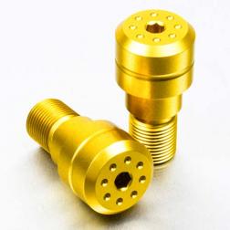 Aluminium Pair Bar Ends Yamaha 20 - Gold