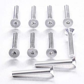 Vis Tête Fraisée en Alu M5 x (0.8mm) x 35mm - 10 Pcs