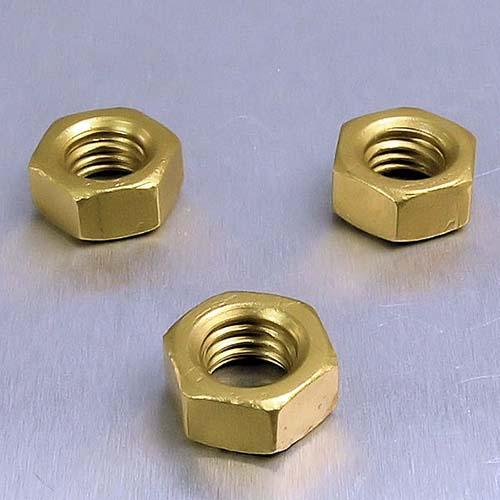 Aluminium Full Nut M8 - Gold