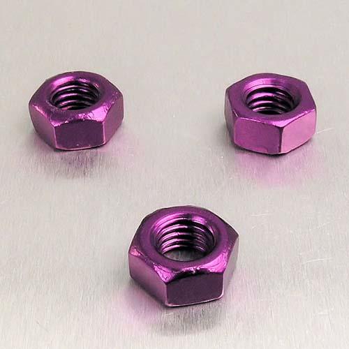 Aluminium Full Nut M8 - Purple