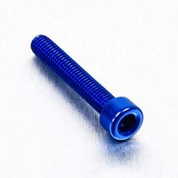 Alu Inbusbout M5 x (0.8mm) x 30mm - Blauw