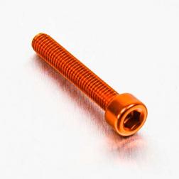 Alu Inbusbout M5 x (0.8mm) x 30mm - Oranje